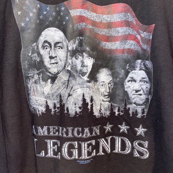 Rushmorons The Three Stooges Sweatshirt Size Large - Picture 2 of 3